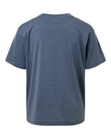 AllPro 48000Y Pro-Lock Youth Performance T-Shirt #color_Heather Navy