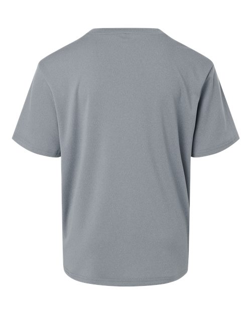 AllPro 48000Y Pro-Lock Youth Performance T-Shirt #color_Heather Steel