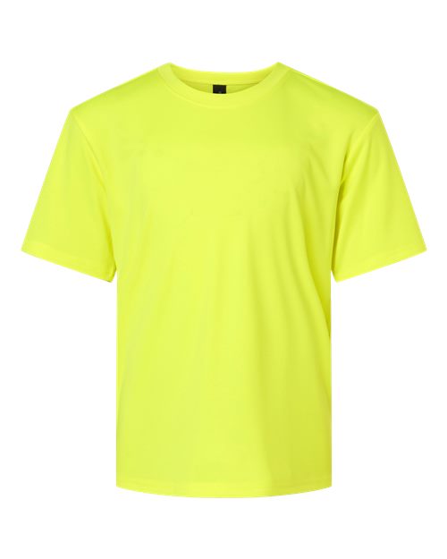 AllPro 48000Y Pro-Lock Youth Performance T-Shirt #color_Neon Yellow