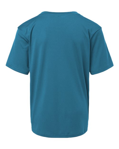 AllPro 48000Y Pro-Lock Youth Performance T-Shirt #color_Pacific Blue