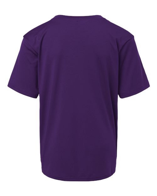 AllPro 48000Y Pro-Lock Youth Performance T-Shirt #color_Purple