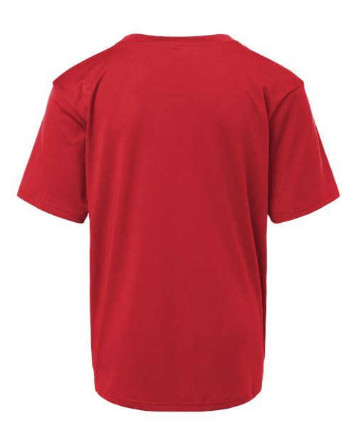 AllPro 48000Y Pro-Lock Youth Performance T-Shirt #color_Red