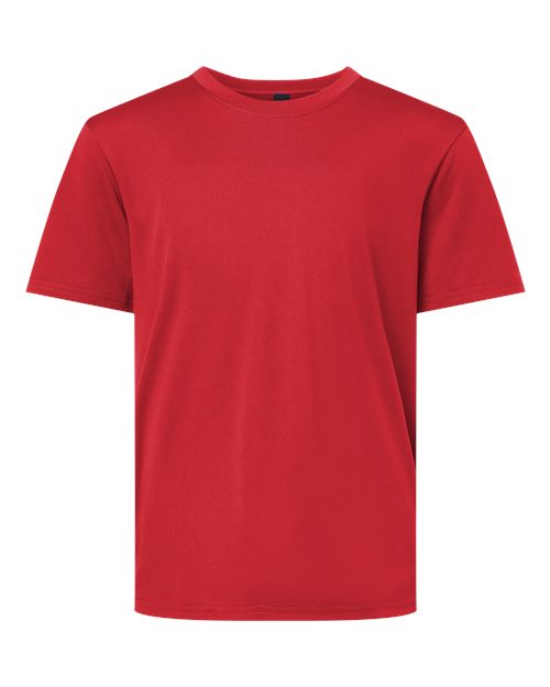 AllPro 48000Y Pro-Lock Youth Performance T-Shirt #color_Red