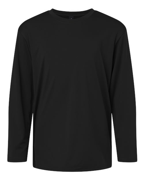 AllPro 48400Y Pro-Lock Youth Performance Long Sleeve T-Shirt #color_Black