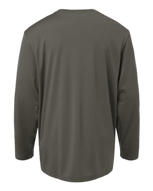 AllPro 48400Y Pro-Lock Youth Performance Long Sleeve T-Shirt #color_Charcoal