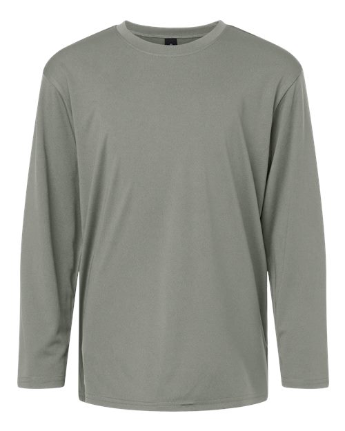AllPro 48400Y Pro-Lock Youth Performance Long Sleeve T-Shirt #color_Greystone