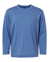 AllPro 48400Y Pro-Lock Youth Performance Long Sleeve T-Shirt #color_Heather Royal