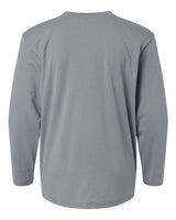 AllPro 48400Y Pro-Lock Youth Performance Long Sleeve T-Shirt #color_Heather Steel