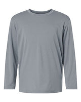 AllPro 48400Y Pro-Lock Youth Performance Long Sleeve T-Shirt #color_Heather Steel