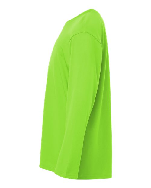 AllPro 48400Y Pro-Lock Youth Performance Long Sleeve T-Shirt #color_Lime