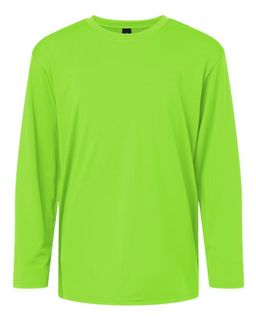 AllPro 48400Y Pro-Lock Youth Performance Long Sleeve T-Shirt #color_Lime