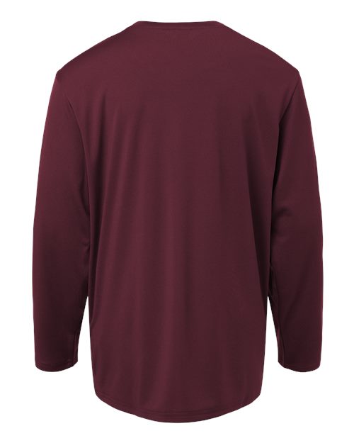 AllPro 48400Y Pro-Lock Youth Performance Long Sleeve T-Shirt #color_Maroon