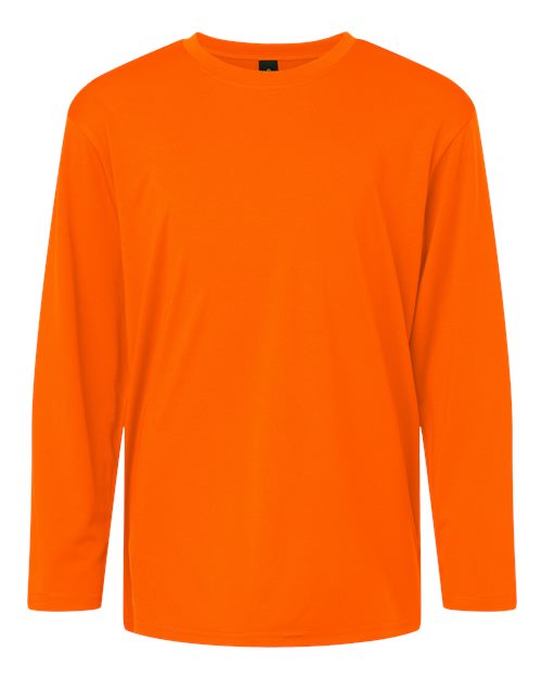 AllPro 48400Y Pro-Lock Youth Performance Long Sleeve T-Shirt #color_Neon Orange