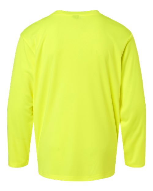 AllPro 48400Y Pro-Lock Youth Performance Long Sleeve T-Shirt #color_Neon Yellow
