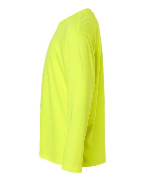 AllPro 48400Y Pro-Lock Youth Performance Long Sleeve T-Shirt #color_Neon Yellow