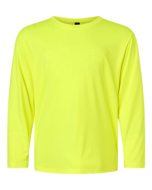 AllPro 48400Y Pro-Lock Youth Performance Long Sleeve T-Shirt #color_Neon Yellow