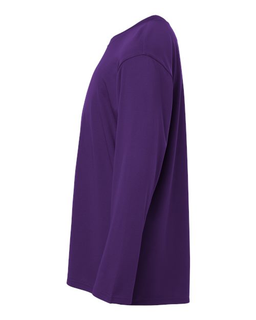 AllPro 48400Y Pro-Lock Youth Performance Long Sleeve T-Shirt #color_Purple