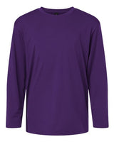 AllPro 48400Y Pro-Lock Youth Performance Long Sleeve T-Shirt #color_Purple