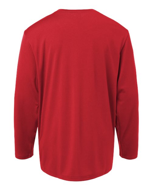 AllPro 48400Y Pro-Lock Youth Performance Long Sleeve T-Shirt #color_Red