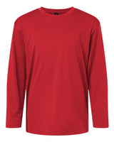 AllPro 48400Y Pro-Lock Youth Performance Long Sleeve T-Shirt #color_Red