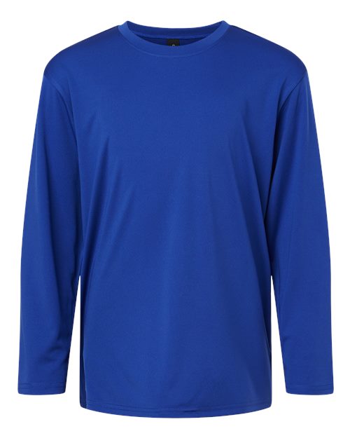 AllPro 48400Y Pro-Lock Youth Performance Long Sleeve T-Shirt #color_Royal