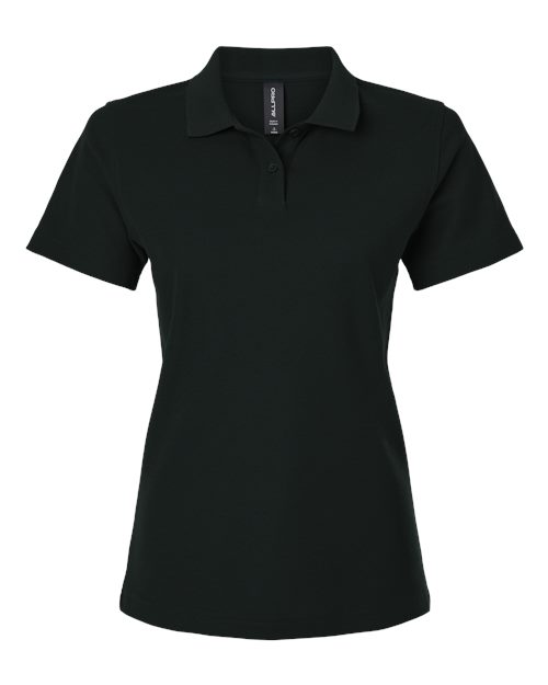 AllPro 62800L Women's Pique Polo #color_Black