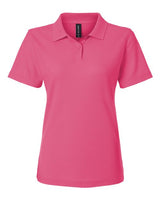 AllPro 62800L Women's Pique Polo #color_Bright Pink