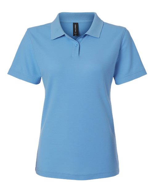 AllPro 62800L Women's Pique Polo #color_Carolina Blue