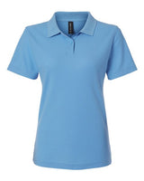 AllPro 62800L Women's Pique Polo #color_Carolina Blue
