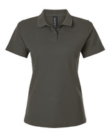 AllPro 62800L Women's Pique Polo #color_Charcoal