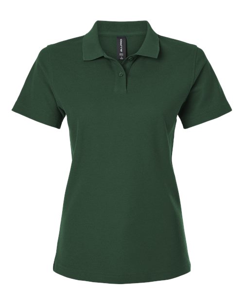 AllPro 62800L Women's Pique Polo #color_Forest Green