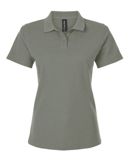 AllPro 62800L Women's Pique Polo #color_Greystone