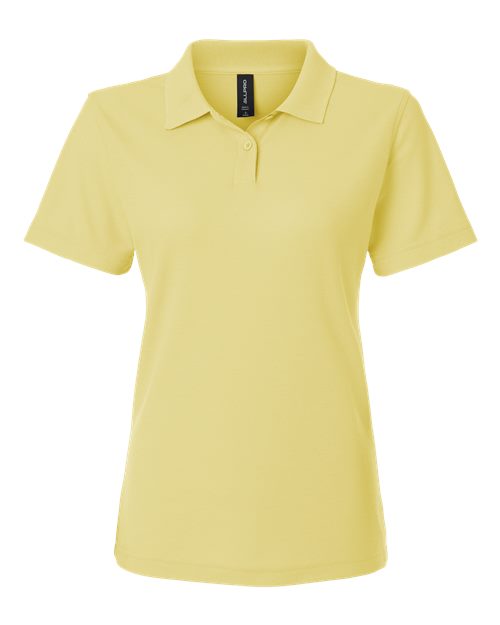 AllPro 62800L Women's Pique Polo #color_Light Yellow