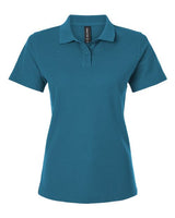 AllPro 62800L Women's Pique Polo #color_Pacific Blue