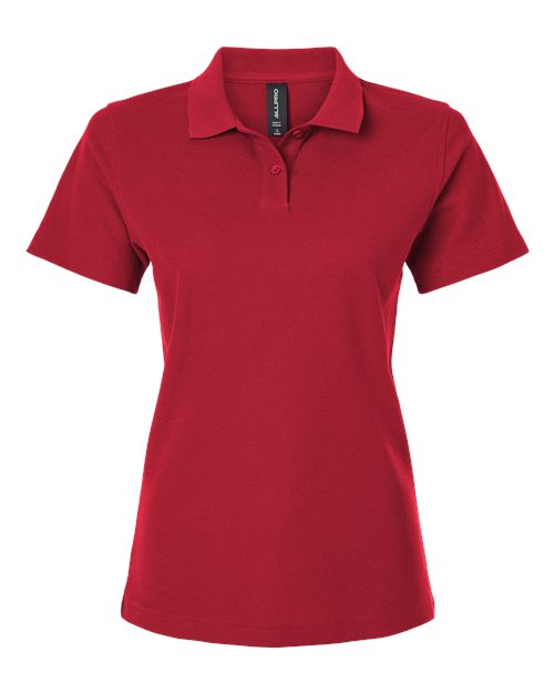 AllPro 62800L Women's Pique Polo #color_Red