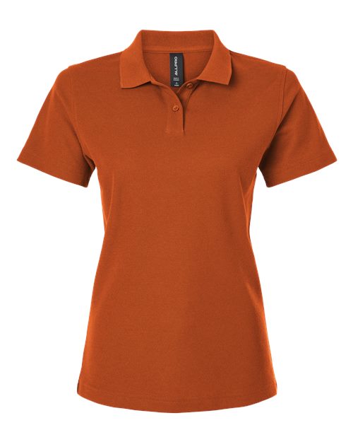 AllPro 62800L Women's Pique Polo #color_Rust