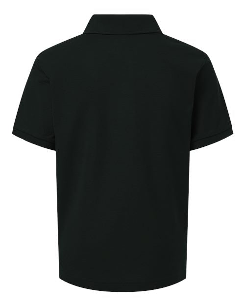 AllPro 62800Y Youth Pique Polo #color_Black