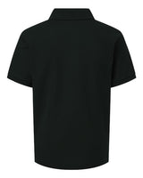 AllPro 62800Y Youth Pique Polo #color_Black