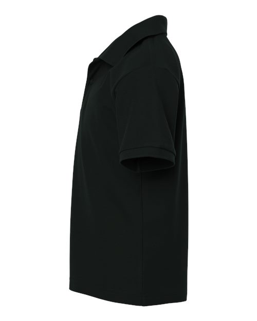 AllPro 62800Y Youth Pique Polo #color_Black