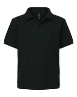 AllPro 62800Y Youth Pique Polo #color_Black