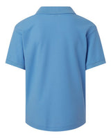 AllPro 62800Y Youth Pique Polo #color_Carolina Blue
