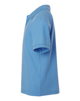 AllPro 62800Y Youth Pique Polo #color_Carolina Blue