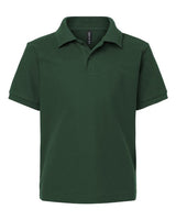 AllPro 62800Y Youth Pique Polo #color_Forest Green