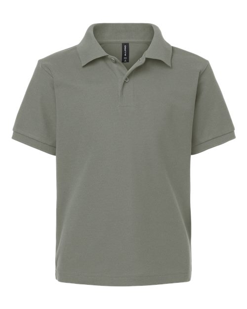 AllPro 62800Y Youth Pique Polo #color_Greystone