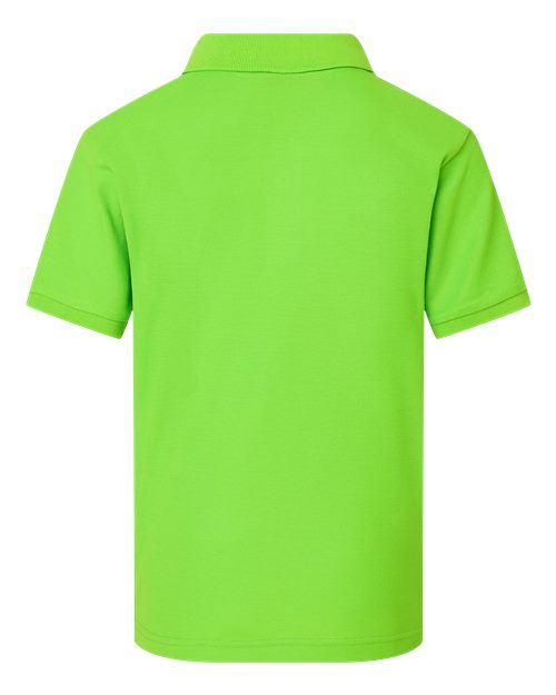 AllPro 62800Y Youth Pique Polo #color_Lime