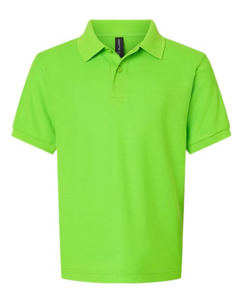 AllPro 62800Y Youth Pique Polo #color_Lime