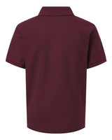 AllPro 62800Y Youth Pique Polo #color_Maroon