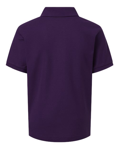 AllPro 62800Y Youth Pique Polo #color_Purple
