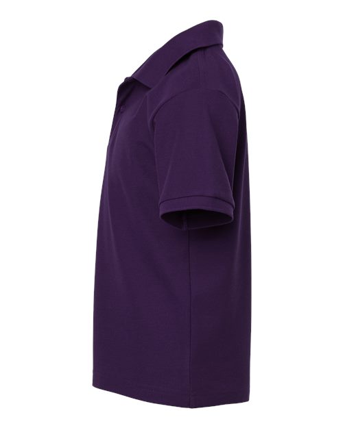 AllPro 62800Y Youth Pique Polo #color_Purple