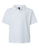 AllPro 62800Y Youth Pique Polo #color_White